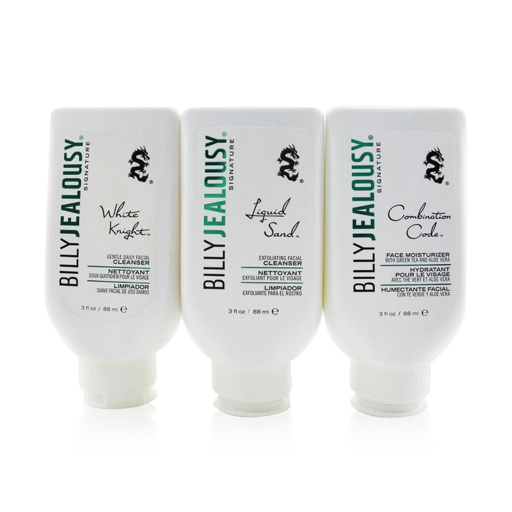 Billy Jealousy Face3Some Kit: Face Moisturizer 88ml + Exfoliating Facial Cleanser 88ml + Gentle Daily Facial Cleanser Image 4