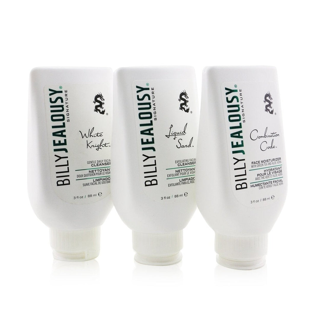 Billy Jealousy Face3Some Kit: Face Moisturizer 88ml + Exfoliating Facial Cleanser 88ml + Gentle Daily Facial Cleanser Image 4