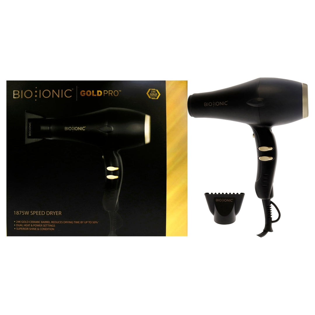 Bio Ionic Gold Pro Speed Hair Dryer by Bio Ionic for Women - 1 Pc Hair Dryer Image 1