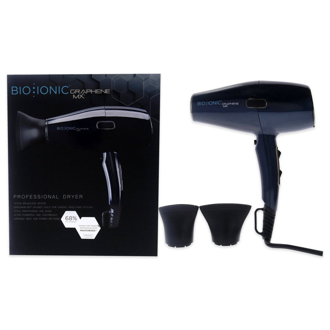 Bio Ionic Graphene MX Hair Dryer - Blue by Bio Ionic for Women - 1 Pc Hair Dryer Image 1