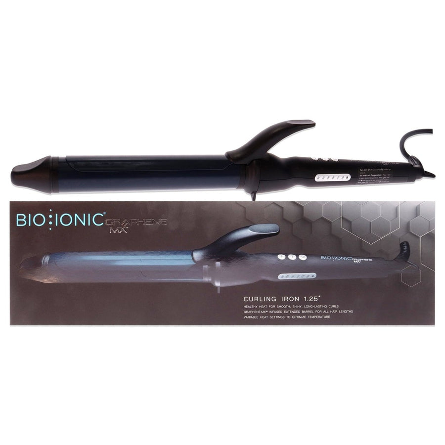 Bio Ionic Graphene MX Curling Iron - Blue by Bio Ionic for Women - 1.25 Inch Curling Iron Image 1