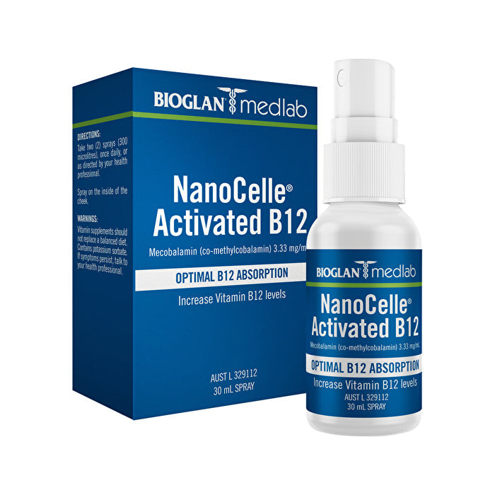 Bioglan Medlab NanoCelle Activated B12 30ml Image 1