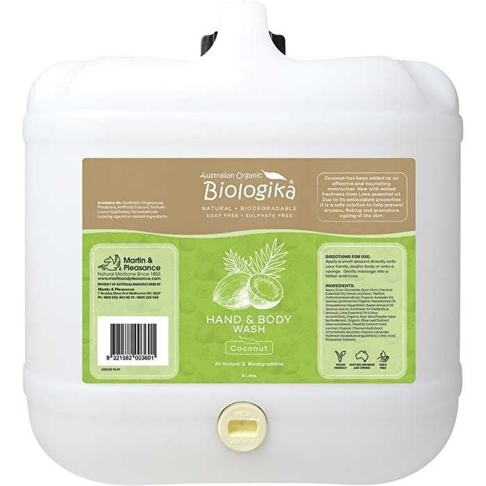 Biologika Hand and Body Wash (Bulk) Everyday Coconut 15000ml Image 1