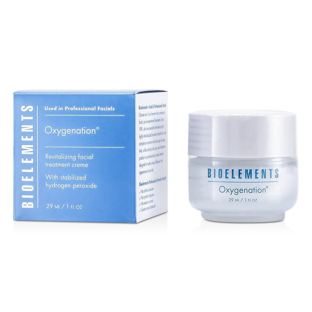 Bioelements Oxygenation - Revitalizing Facial Treatment Creme - For Very Dry Dry Combination Oily Skin Types 29ml/1oz Image 1