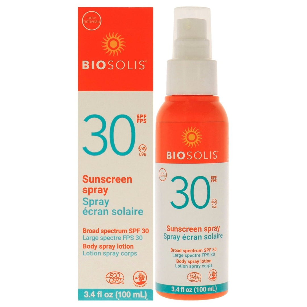 Biosolis Sunscreen Body Spray Lotion SPF 30 by Biosolis for Unisex - 3.4 oz Sunscreen Image 1