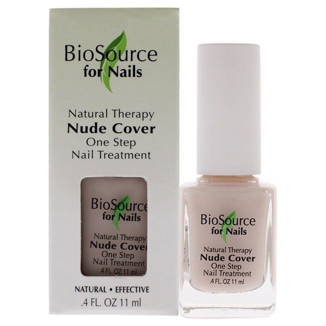 BioSource Natural Therapy Nude Cover by BioSource for Women - 0.4 oz Nail Treatment Image 1