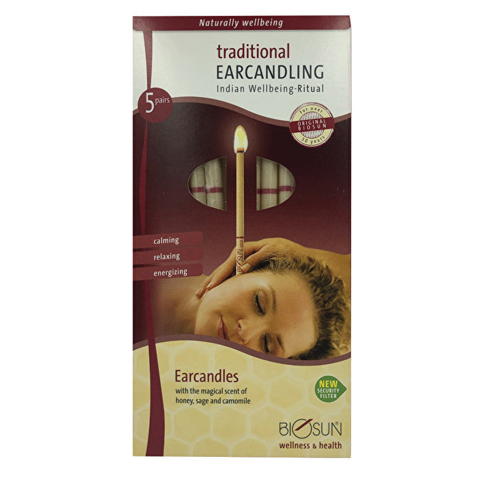 Biosun Earcandle Biosun Ear Candles Traditional Wellbeing Ritual 5 Pairs Image 1