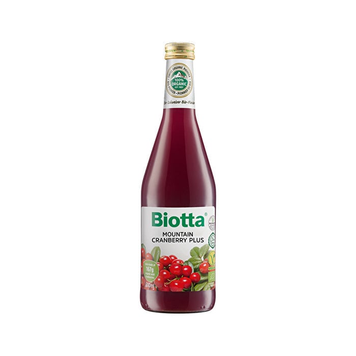 Biotta Organic Mountain Cranberry Plus (Wild Cranberry) 500ml Image 1