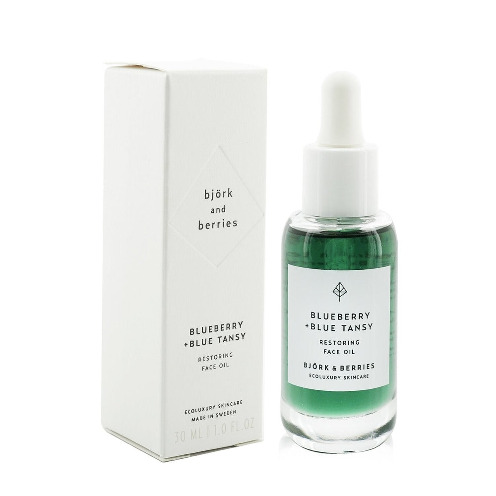 Bjork and Berries Blueberry+ Blue Tansy Restoring Face Oil 30ml/1oz Image 2