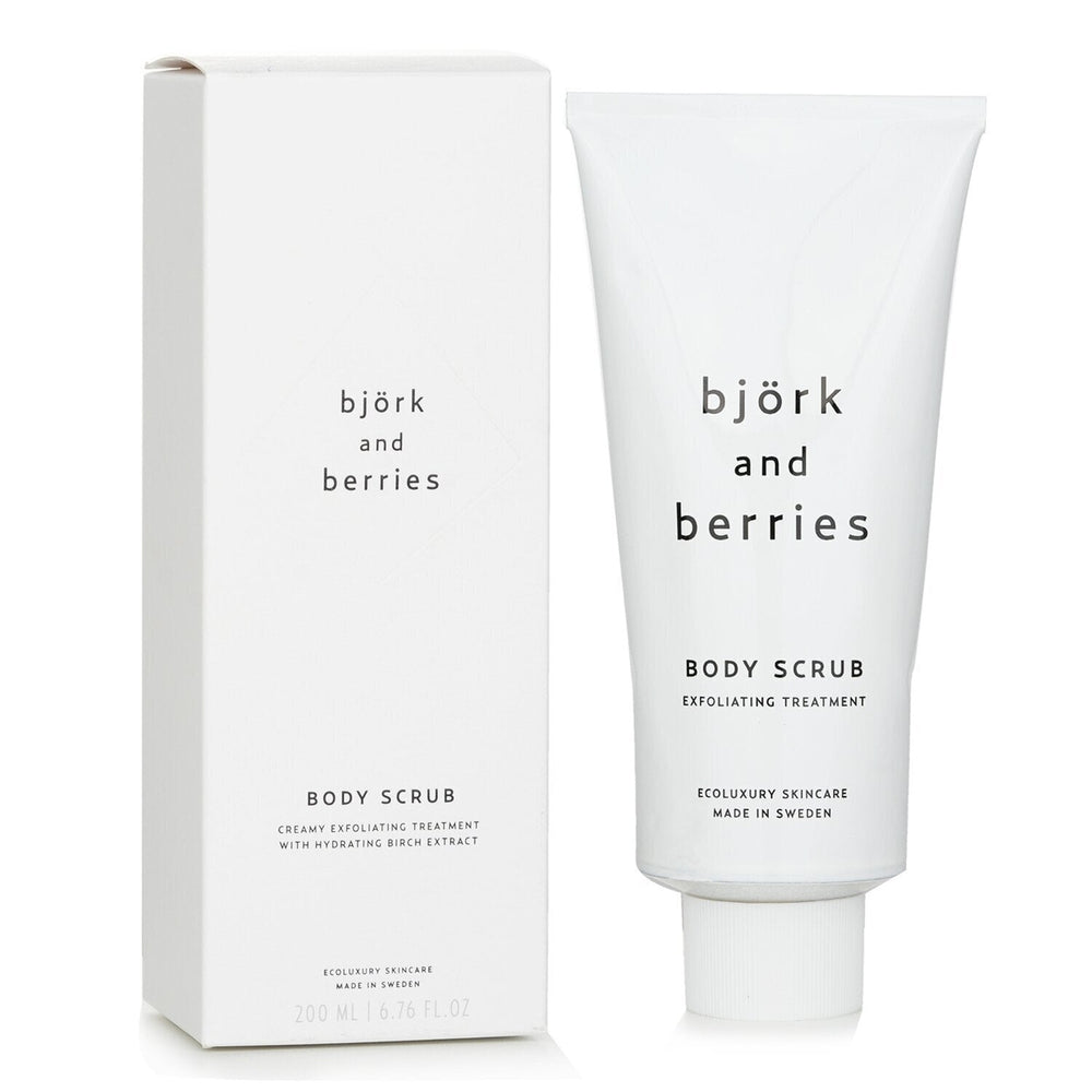 Bjork and Berries Body Scrub Creamy Exfoliating Treatment 200ml/6.76oz Image 2