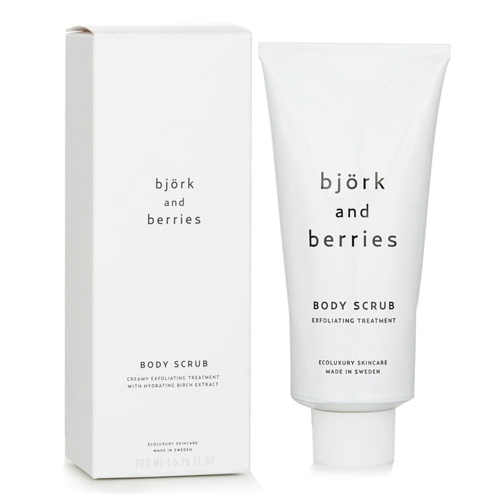 Bjork and Berries Body Scrub Creamy Exfoliating Treatment 200ml/6.76oz Image 2