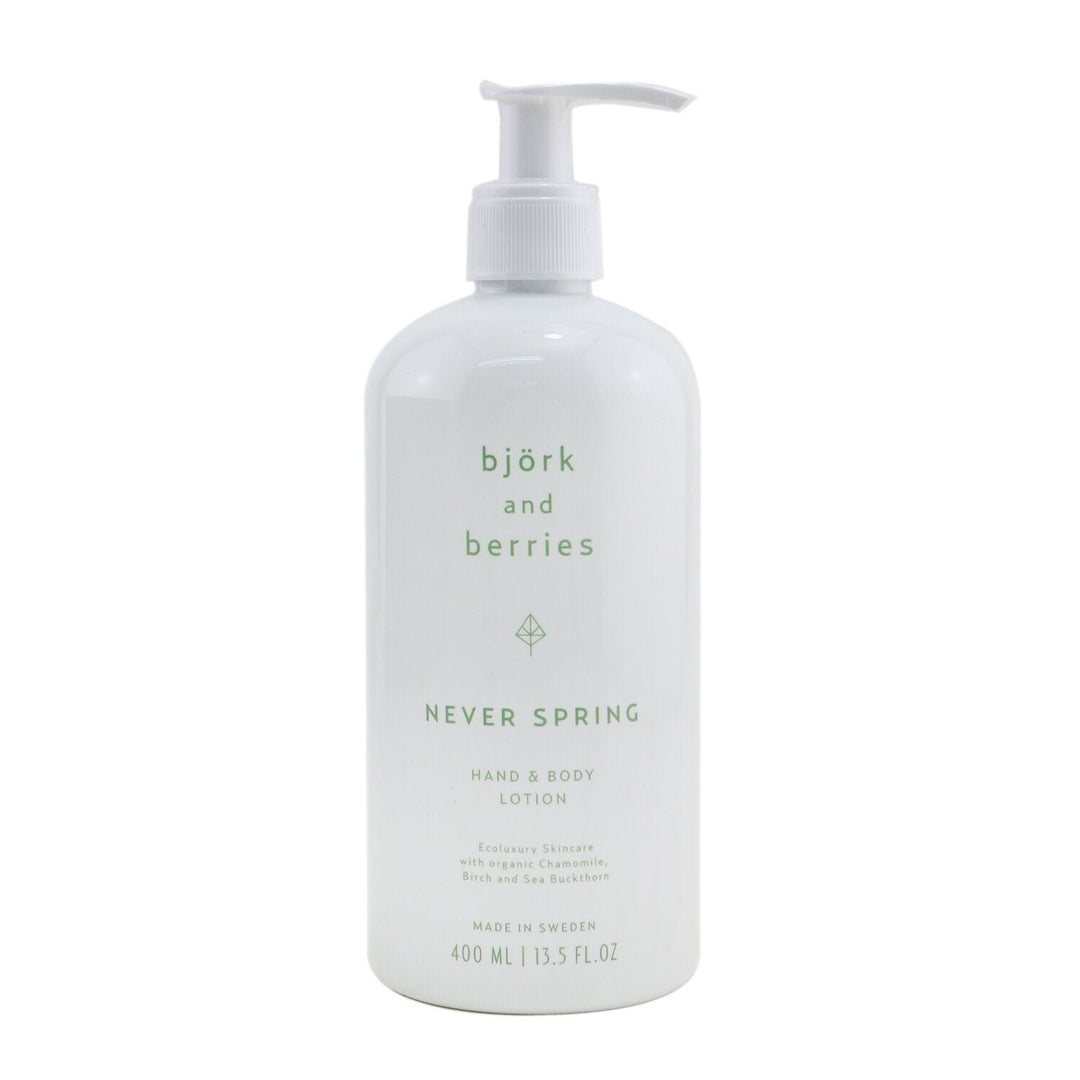 Bjork and Berries Never Spring Hand and Body Lotion 400ml/13.5oz Image 1