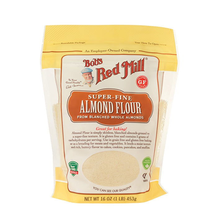 Bobs Red Mill Super-Fine Almond Flour Blanched (from blanched whole almonds) (Gluten Free) 453g Image 1