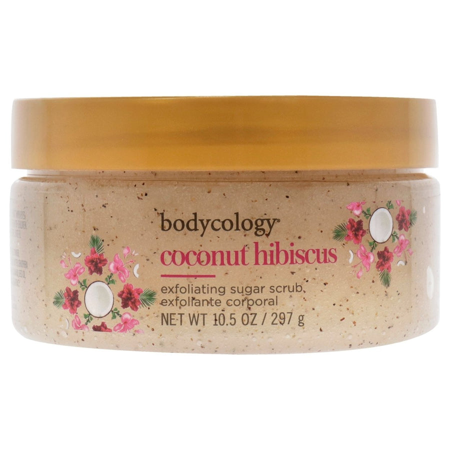 Bodycology Coconut Hibiscus Exfoliating Sugar Scrub by Bodycology for Women - 10.5 oz Scrub Image 1