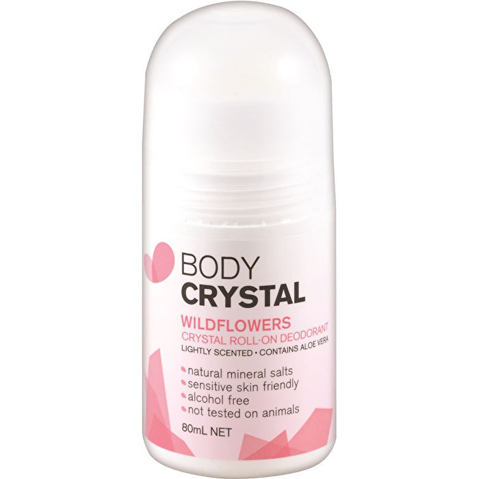 Body Crystal Crystal Roll-On Deodorant Wildflowers 80ml Image 1