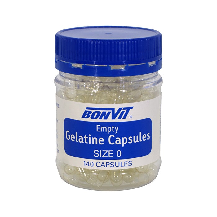 Bonvit Empty Gelatine Capsules Size 0 140c Image 1