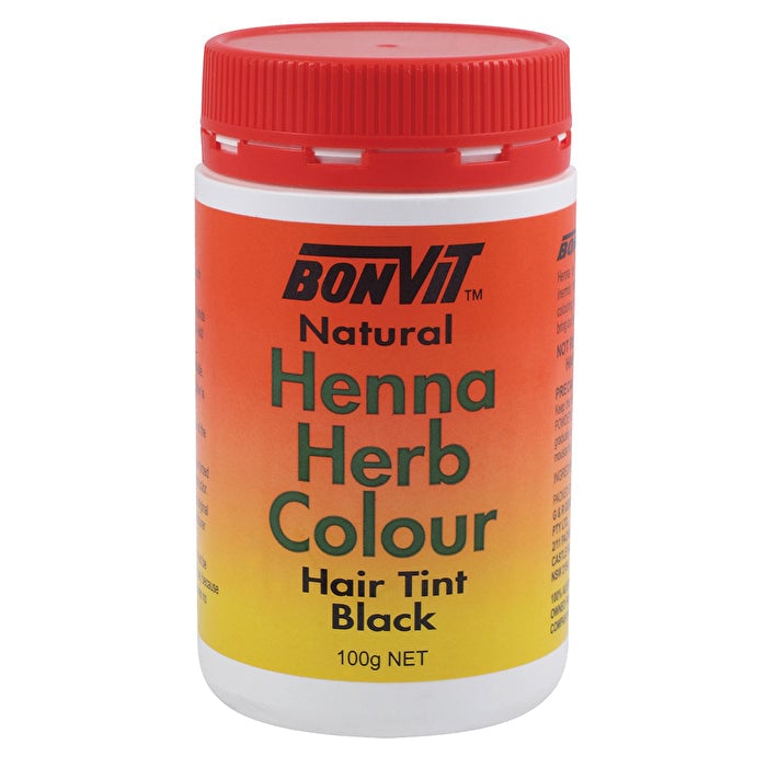 Bonvit Henna Herb Colour Hair Tint Black 100g Image 1