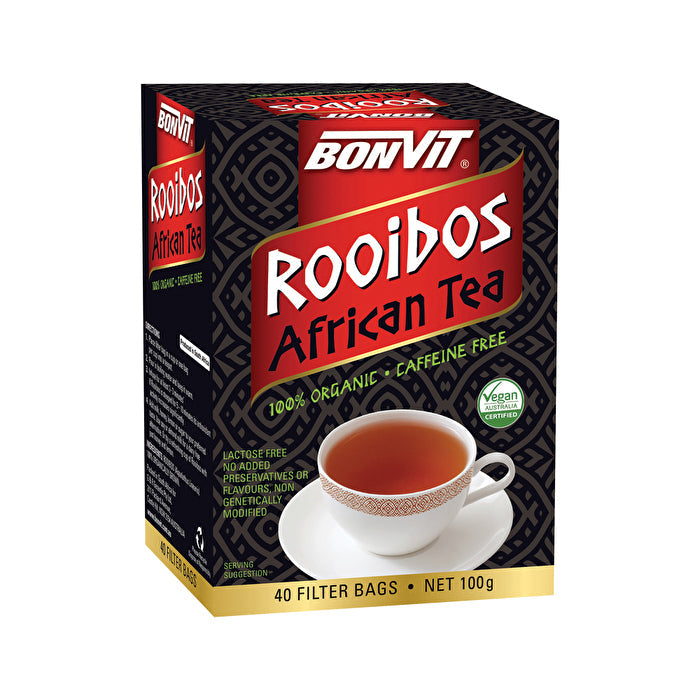 Bonvit Organic Rooibos African Tea x 40 Filter Bags Image 1