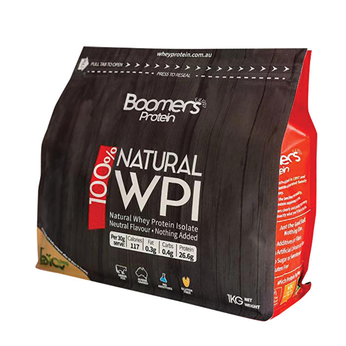 Boomers Protein Boomers 100 perc Whey Protein Isolate 1kg Image 1