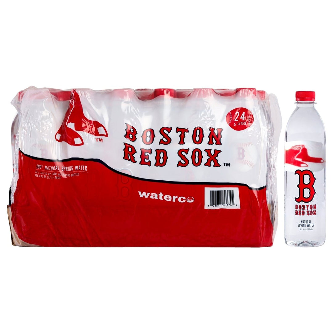 Boston Red Boston Red Sox Pet Water Bottle by Boston Red for Unisex - 24 x 16.9 oz Water Image 1