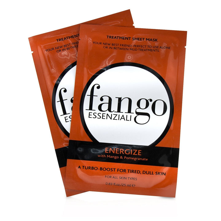 Borghese Fango Essenziali Energize Treatment Sheet Masks 4x25ml/0.83oz Image 1