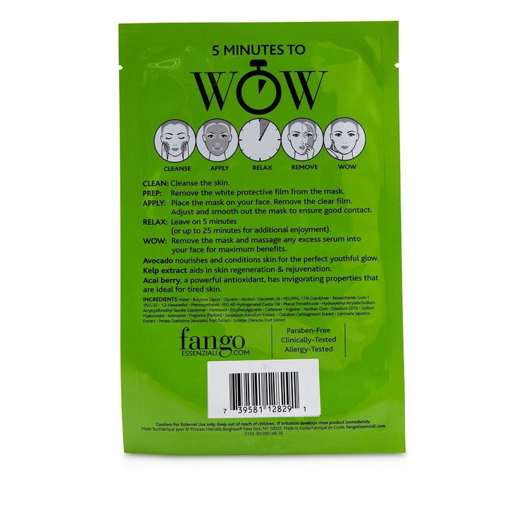 Borghese Fango Essenziali Moisturize Treatment Sheet Masks 4x25ml/0.83oz Image 3