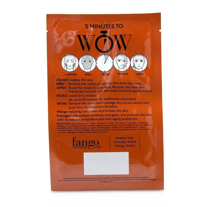 Borghese Fango Essenziali Energize Treatment Sheet Masks 4x25ml/0.83oz Image 4