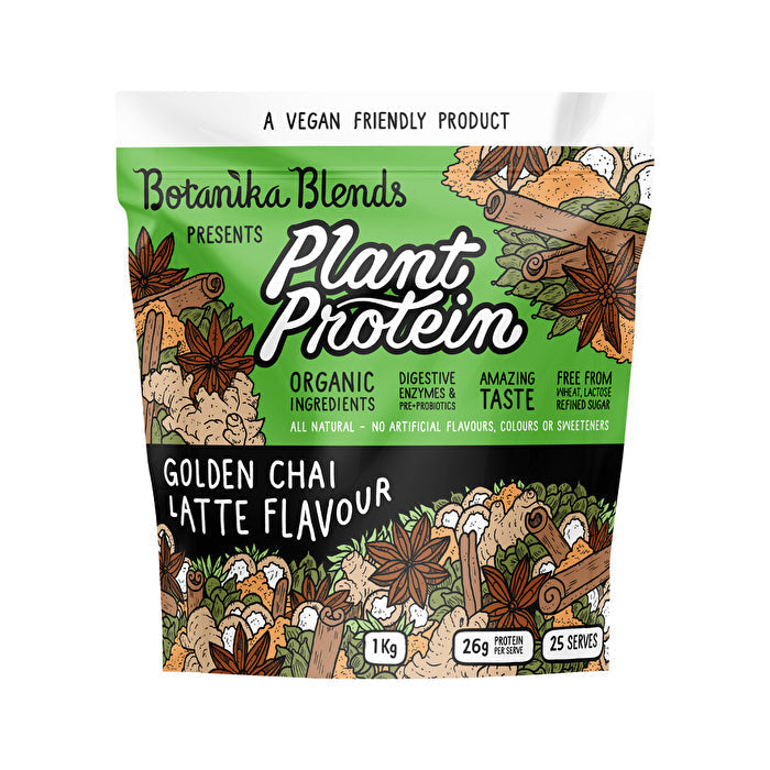 Botanika Blends Plant Protein Golden Chai Latte 1kg Image 1