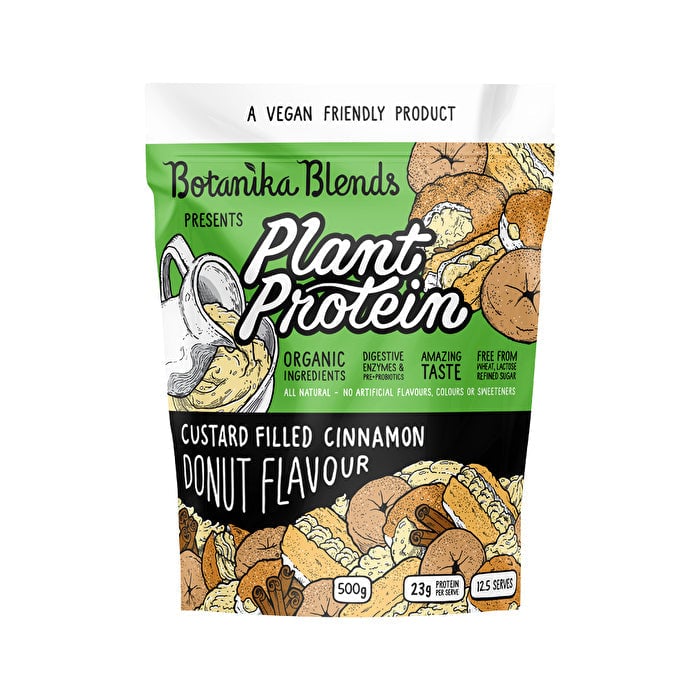 Botanika Blends Plant Protein Custard Filled Cinnamon Donut 500g Image 1