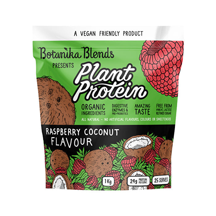 Botanika Blends Plant Protein Raspberry Coconut 1kg Image 1