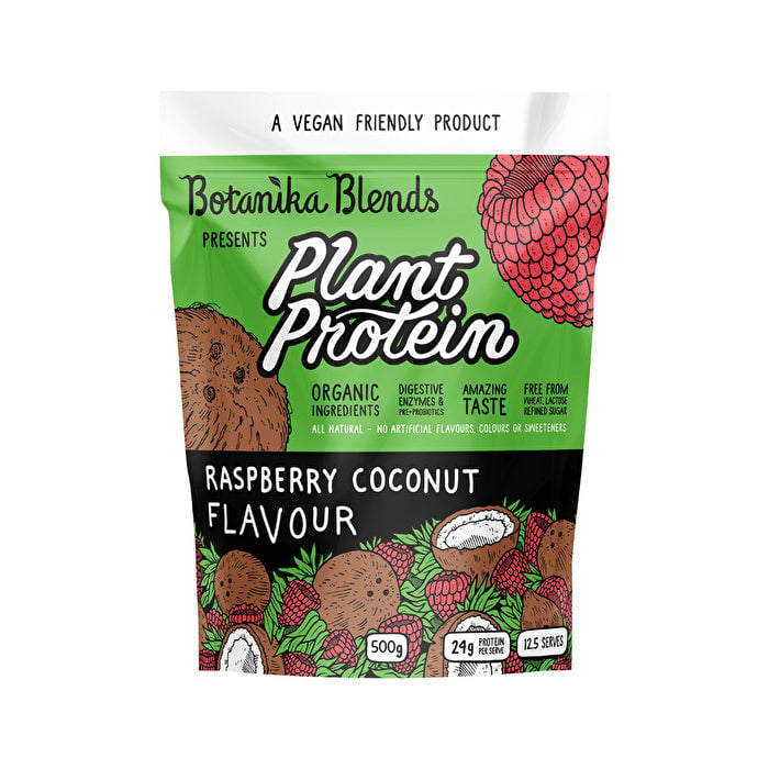 Botanika Blends Plant Protein Raspberry Coconut 500g Image 1