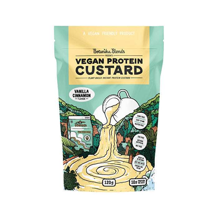 Botanika Blends Vegan Protein Custard Vanilla Cinnamon 120g Image 1