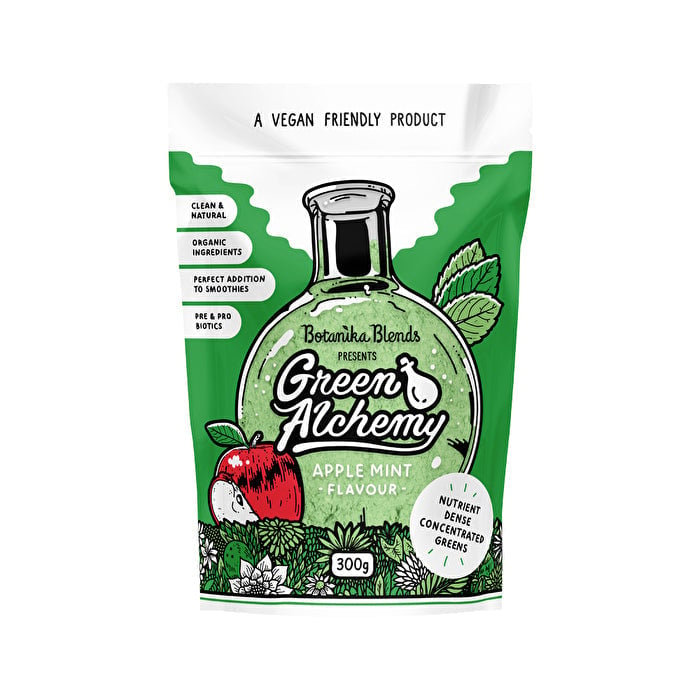 Botanika Blends Green Alchemy Nutrient Dense Greens Apple Mint 300g Image 1