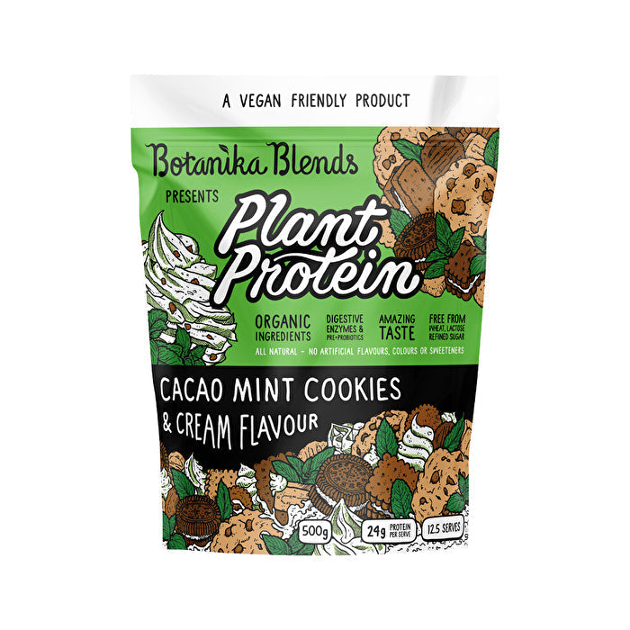 Botanika Blends Plant Protein Cacao Mint Cookies and Cream 500g Image 1