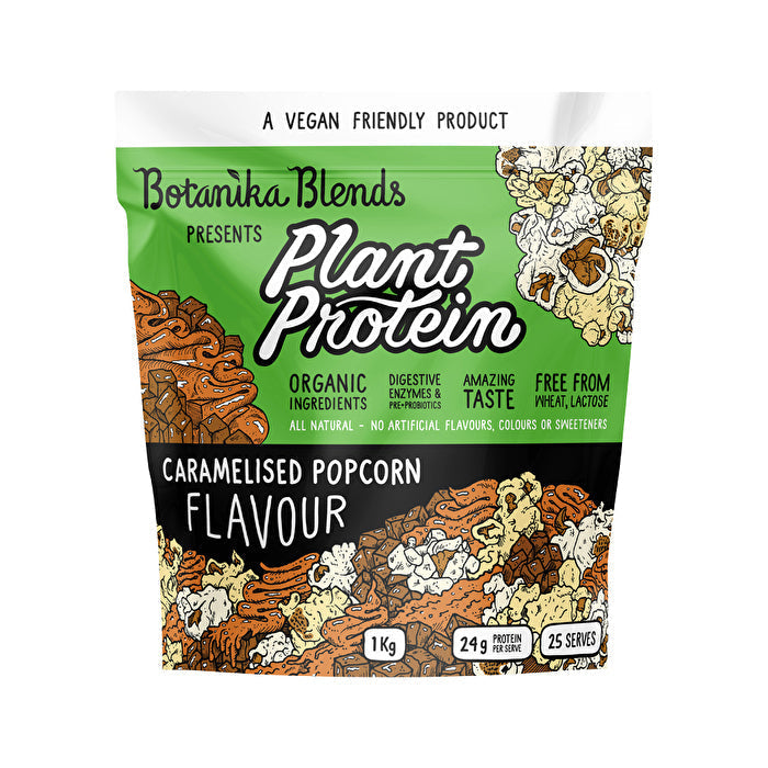 Botanika Blends Plant Protein Caramelised Popcorn 1kg Image 1