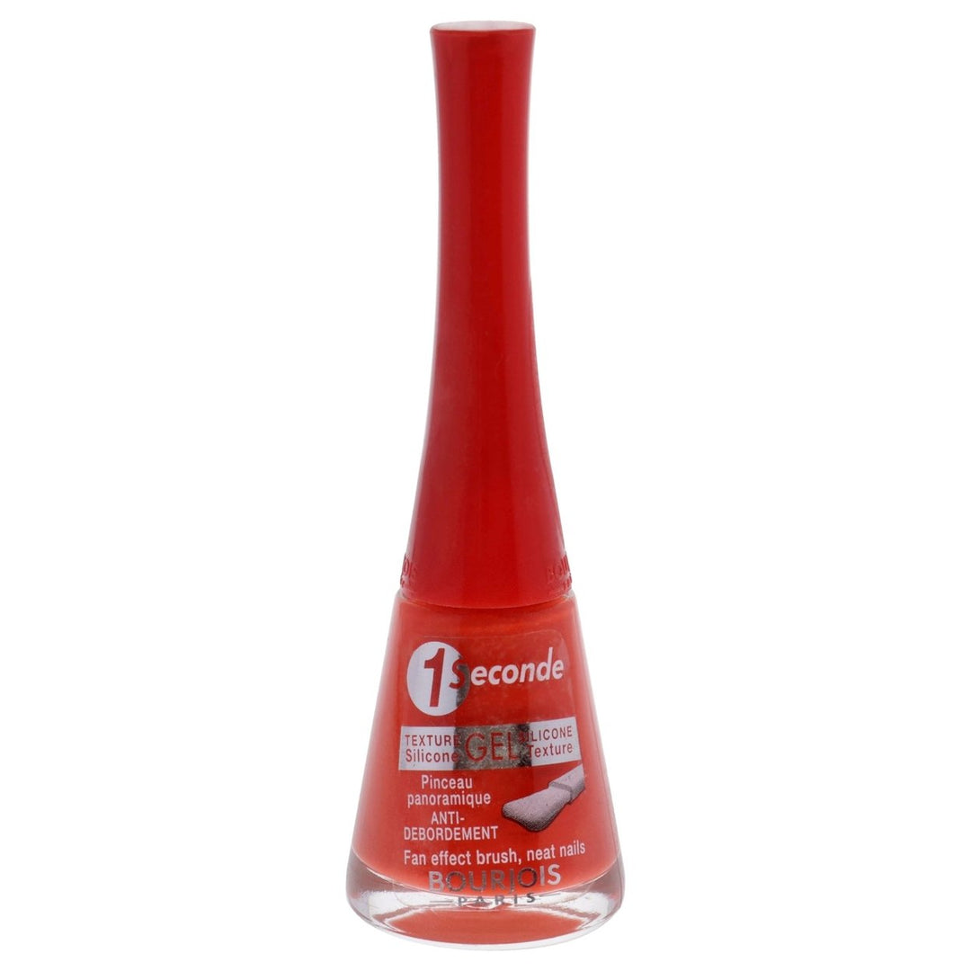 Bourjois 1 Seconde - 10 Rouge Poppy by Bourjois for Women - 0.3 oz Nail Polish Image 1