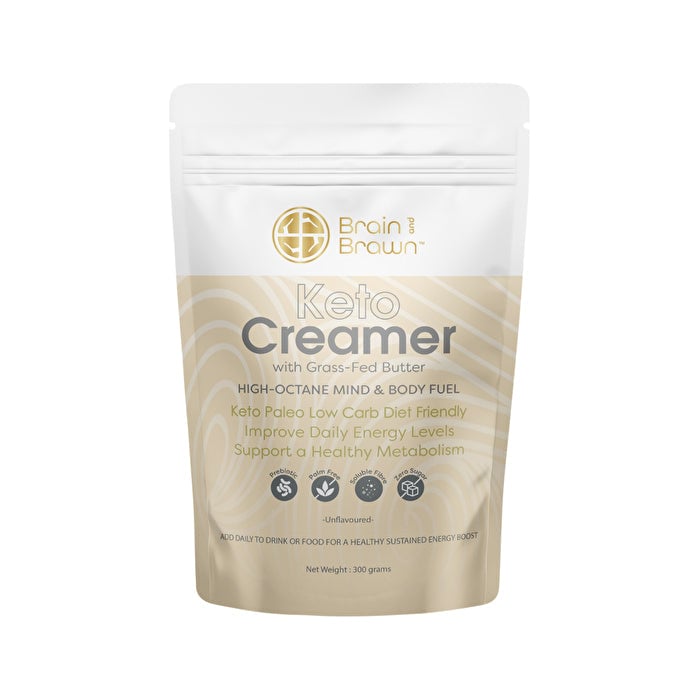 Brain And Brawn Brain and Brawn Keto Creamer (with Grass-Fed Butter) Unflavoured 300g Image 1