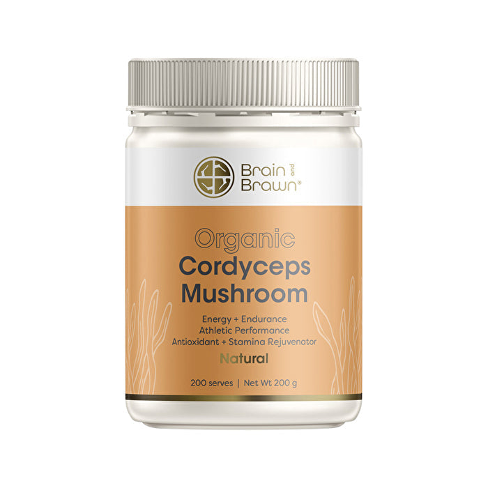 Brain And Brawn Brain and Brawn Organic Cordyceps Mushroom Natural 200g Image 1