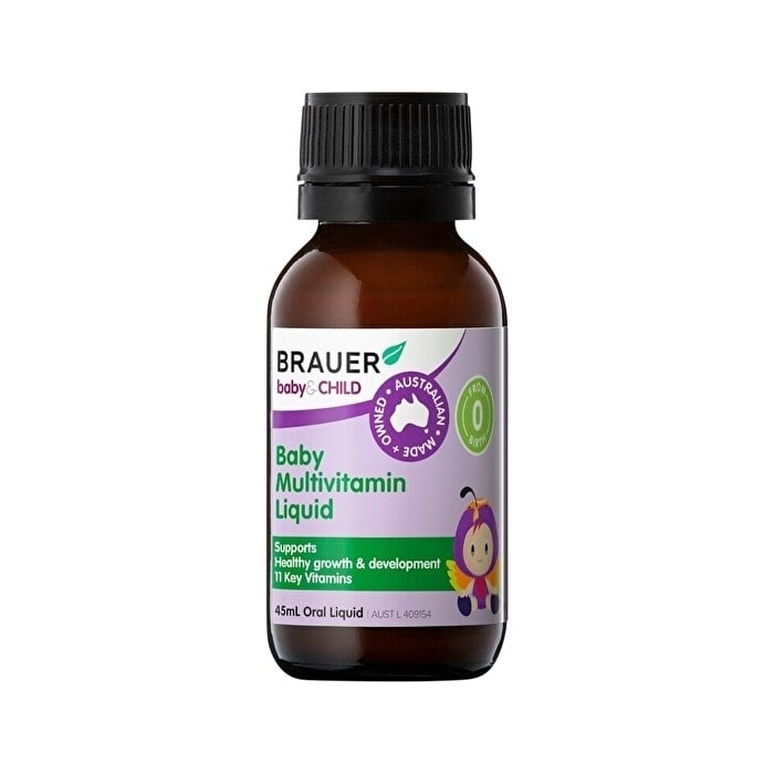 Brauer Baby and Child Baby Multivitamin Liquid 45ml Image 1