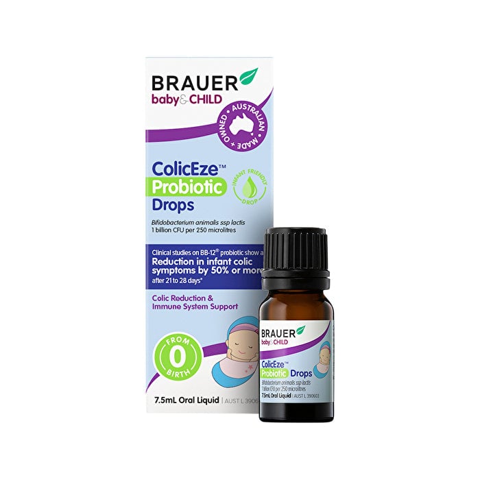 Brauer Baby and Child ColicEze Probiotic Drops Oral Liquid 7.5ml Image 1