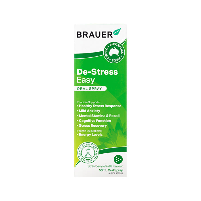 Brauer De-Stress Easy Oral Spray Strawberry-Vanilla 50ml Image 1