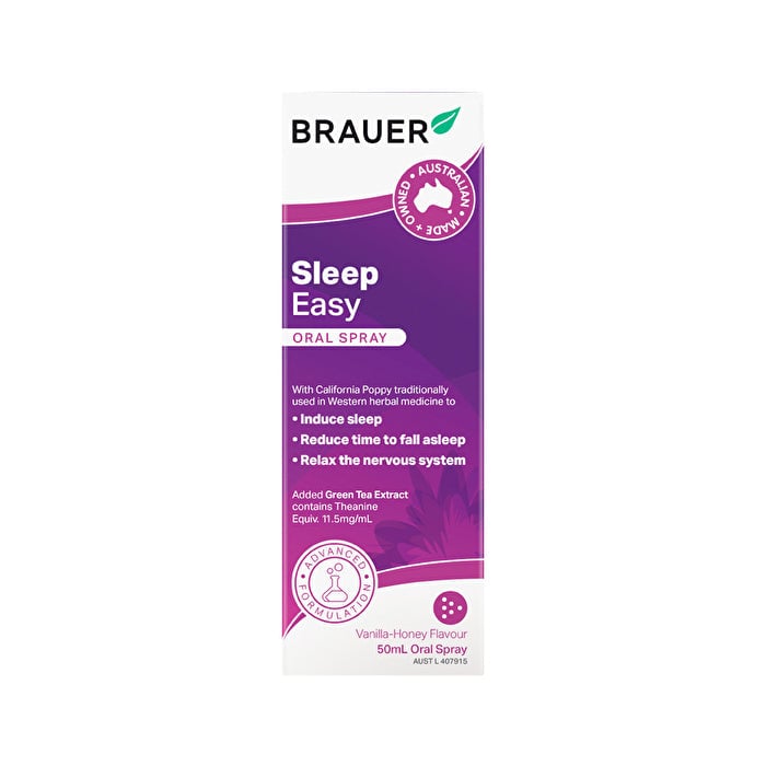 Brauer Sleep Easy Oral Spray Vanilla-Honey 50ml Image 1