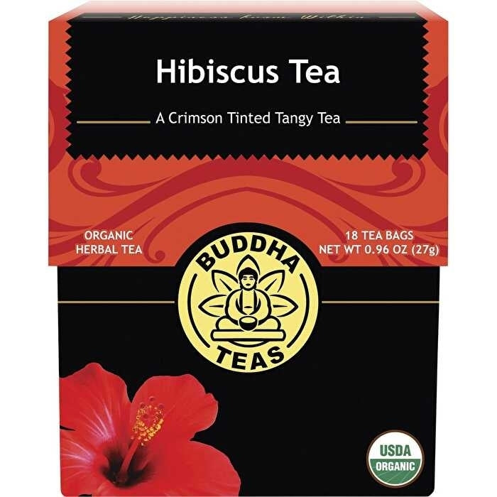 Buddha Teas Organic Herbal Tea Bags Hibiscus Tea 18pk Image 1