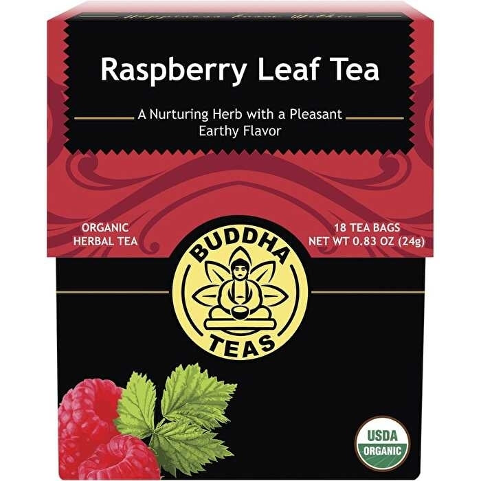 Buddha Teas Organic Herbal Tea Bags Raspberry Leaf Tea 18pk Image 1