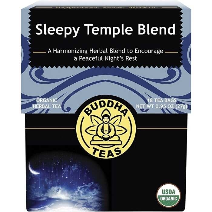 Buddha Teas Organic Herbal Tea Bags Sleepy Temple Blend 18pk Image 1