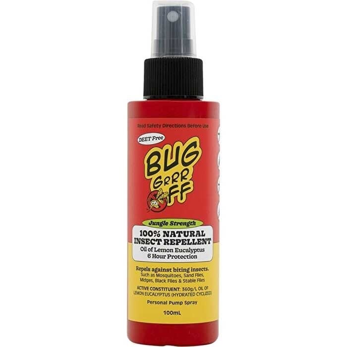 Bug-grrr Off 100% Natural Insect Repellent Jungle Strength Spray 100ml Image 1