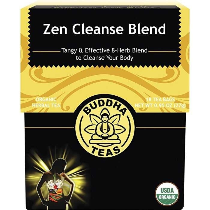 Buddha Teas Organic Herbal Tea Bags Zen Cleanse Blend 18pk Image 1