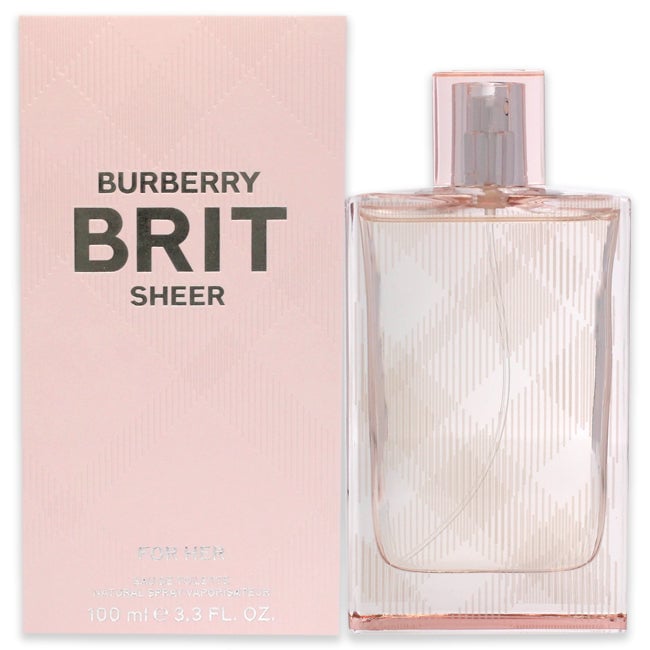 Burberry Burberry Brit Sheer by Burberry for Women - 3.3 oz EDT Spray Image 1