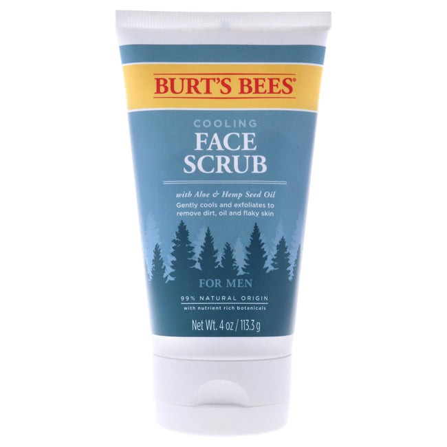 Burts Bees Cooling Face Scrub by Burts Bees for Men - 4 oz Scrub Image 1