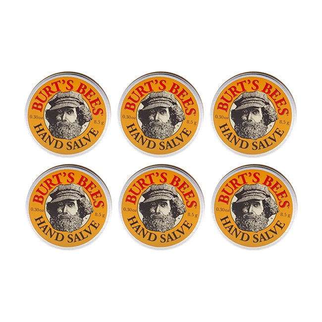 Burts Bees Hand Salve by Burts Bees for Unisex - 0.3 oz Cream - Pack of 6 Image 1